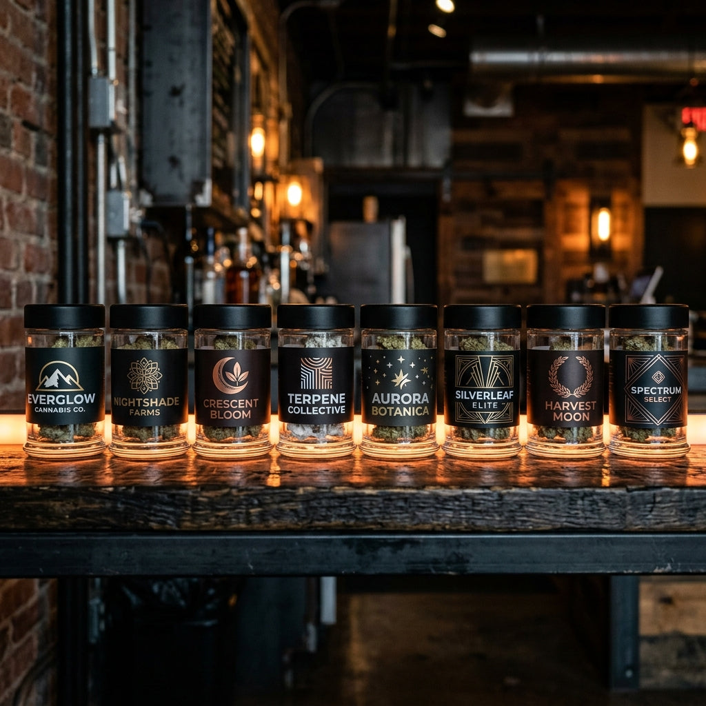 Branded jar shelf display